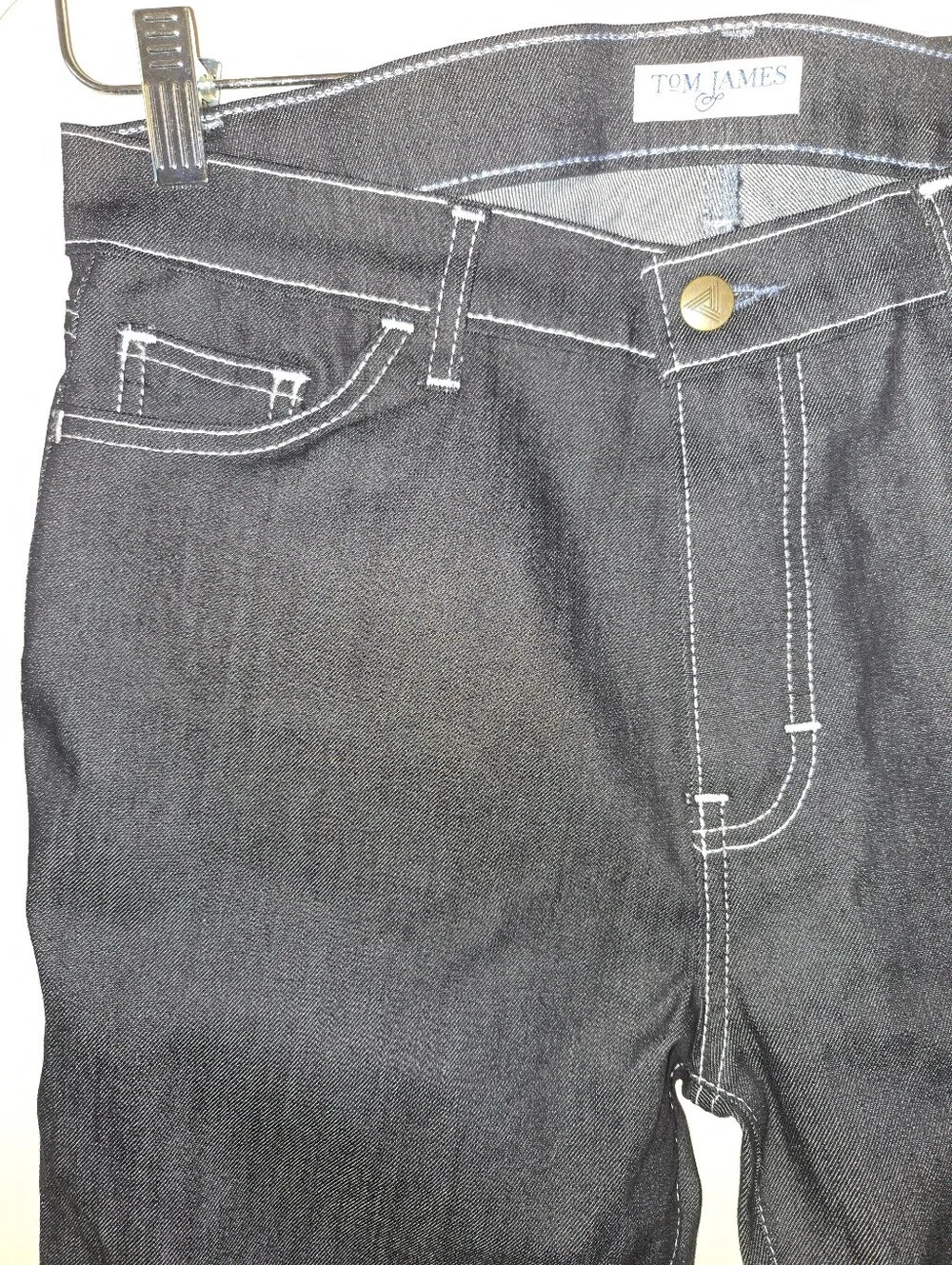 Blue Delta x Tom James Custom Bespoke Dark Wash Denim Jeans [30x33] Straight